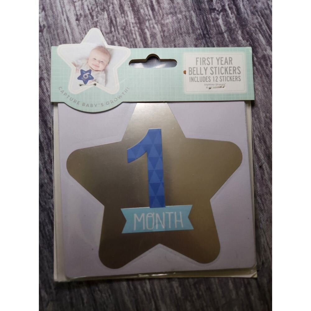 *5 for $25* Stepping Stones Baby's First Year Belly Stickers‎ - NEW